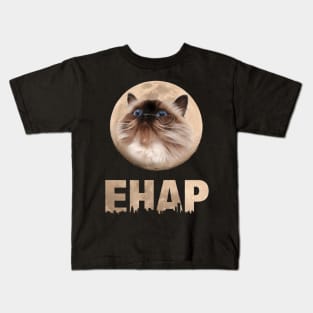 EHAP Cat Moon Kids T-Shirt